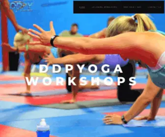 DDpyogaworkshops.com(DDP YOGA Workshops) Screenshot