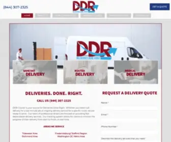 DDrcourier.com(Deliveries Done Right) Screenshot