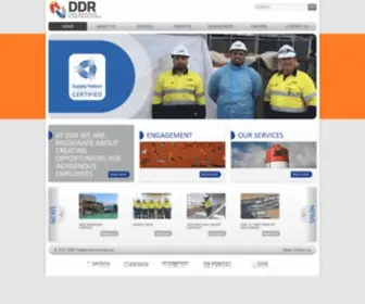 DDric.com.au(DDR Indigenous Contractors) Screenshot