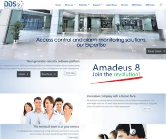 DDS-Security.com(Access control & alarm monitoring security solution) Screenshot