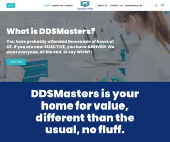 DDsmasters.com(Quality Dental Continuing Education) Screenshot