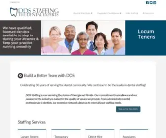 DDSstaffing.com(DDS Staffing) Screenshot