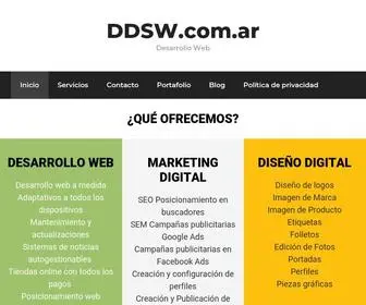 DDSW.com.ar(Desarrollo web de calidad y accesibilidad total) Screenshot