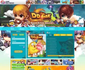 DDtank.us(DDTank Official Website) Screenshot
