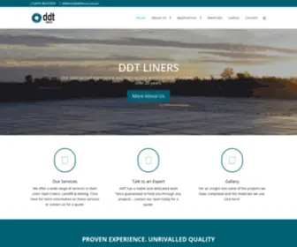 DDtliners.com.au(DDT Liners) Screenshot