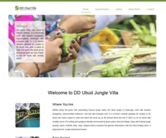 DDubudvilla.com(DD Ubud Villa) Screenshot