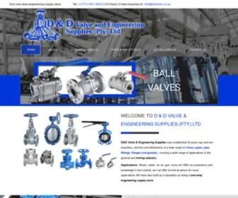 DDvalve.co.za(Engineering Store) Screenshot