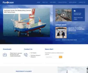 DDW-Paxocean.com(PaxOcean Group) Screenshot