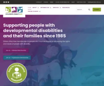 DDwa.org.au(Developmental Disability WA) Screenshot