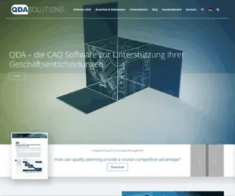 DDW.de(CAQ Software für das Qualitätsmanagement) Screenshot