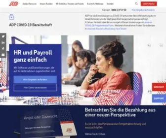 DE-ADP.com(Payroll & HR Services von ADP) Screenshot