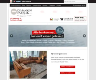 DE-Bankenfabriek.nl(Erkerbank op maat betaalbare zitbanken) Screenshot