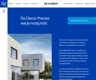 DE-Clerck.be(De Clerck) Screenshot