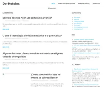 DE-Hoteles.com.ar(Hoteles para Software y Tecnología) Screenshot