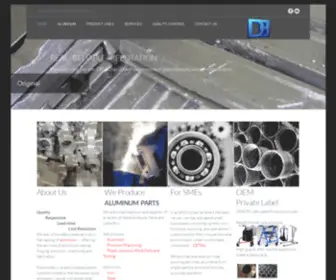 DE-International.us(Aluminum Parts Solution) Screenshot