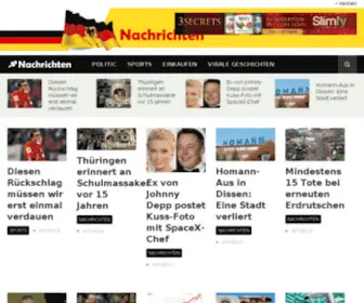 DE-Nachrichten.com(Nachrichten aktuell) Screenshot