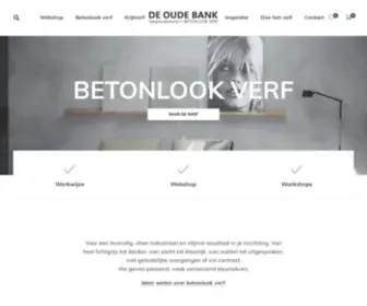 DE-Oude-Bank.nl(Betonlook Verf) Screenshot