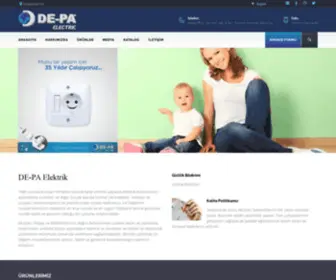 DE-PA.com.tr(DE-PA Elektrik Çerez Örnek) Screenshot