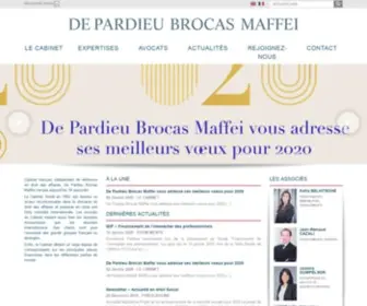 DE-Pardieu.com(De Pardieu Brocas Maffei (Paris)) Screenshot