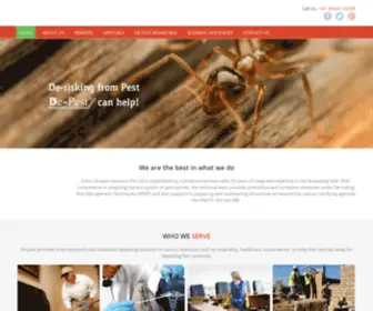 DE-Pest.com(De-Pest Solutions (P) Ltd) Screenshot