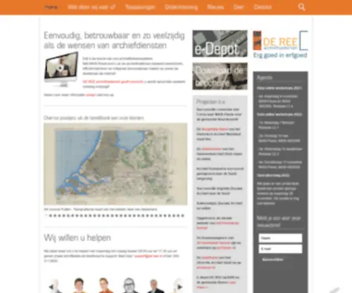 DE-Ree.nl(DE REE archiefsystemen) Screenshot