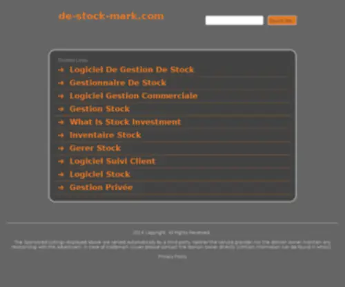 DE-Stock-Mark.com(DE Stock Mark) Screenshot
