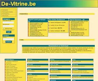 DE-Vitrine.be(Een eigen startpagina maken) Screenshot