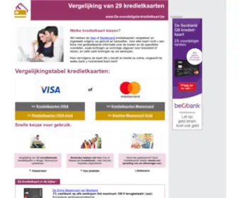 DE-Voordeligste-Kredietkaart.be(Visa) Screenshot