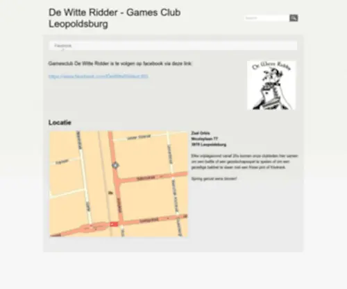 DE-Witte-Ridder.be(De Witte Ridder) Screenshot