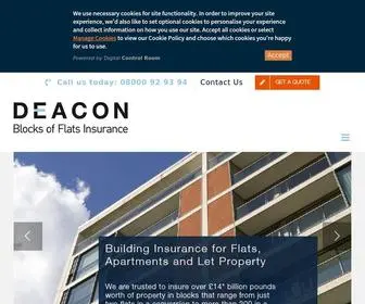Deacon.co.uk((formerly Deacon Insurance)) Screenshot