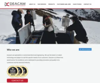 Deacam.com.au(Deacam Electrical Contractors) Screenshot