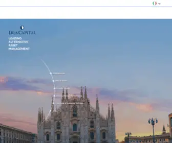 Deacapital.com(DeA Capital) Screenshot