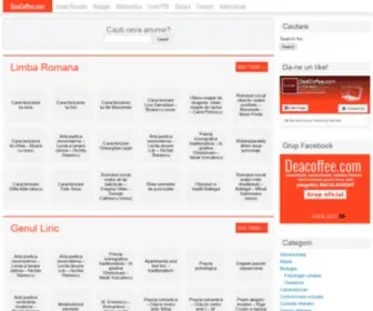 Deacoffee.com(Cufărul plin de idei) Screenshot