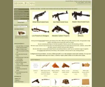 Deactivated-Guns.co.uk(Arundel Militaria) Screenshot