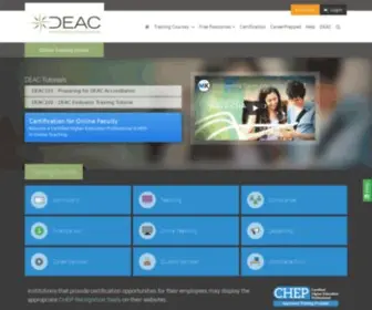 Deactraining.org(Online Training Center) Screenshot