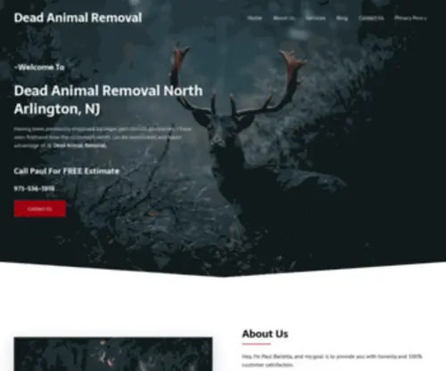 Dead-Animal-Removal.com(Hey, I'm Paul Barletta, and my goal is to provide you with honesty and 100% customer satisfaction) Screenshot