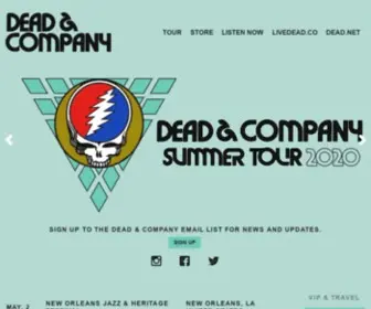 Deadandcompany.com(Dead & Company) Screenshot