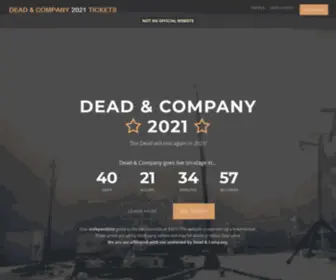 Deadandcompany2021.com(Dead & Company) Screenshot