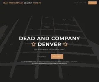 Deadandcompanydenver.com(Tickets for both Dead and Company Denver) Screenshot