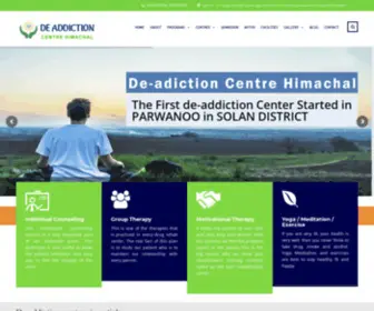Deaddictioncentrehimachal.com(De addiction center in Punjab) Screenshot
