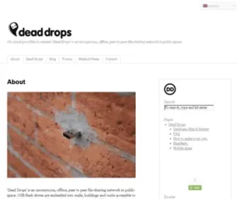 Deaddrops.com(Deaddrops) Screenshot