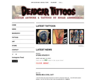 Deadgartattoos.com(Deadgar Tattoos) Screenshot