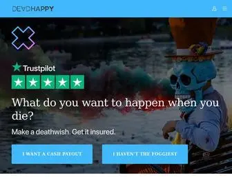 Deadhappy.com(Really Easy Life Insurance) Screenshot