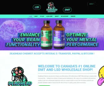 Deadheadchemist.com(Buy LSD & DMT Micro Dosing in Canada) Screenshot