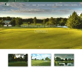 Deadhorselake.com(Dead Horse Lake Golf Course) Screenshot