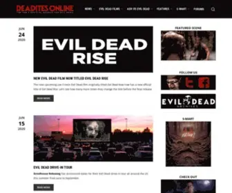 Deadites.net(The Fan's Official Source for Evil Dead) Screenshot