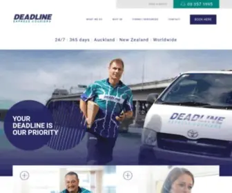 Deadlineexpress.co.nz(Express Couriers) Screenshot