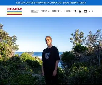 Deadlyapparel.com.au(Deadly Apparel Australia) Screenshot