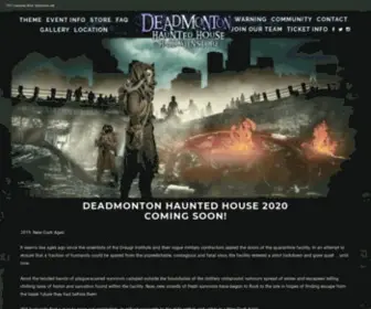 Deadmontonhouse.com(Deadmonton Haunted House) Screenshot