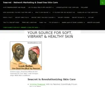 Deadseadivas.com(A Seacret Direct Review) Screenshot